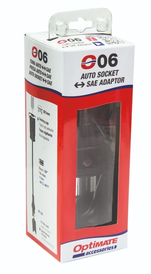 Optimate Cigarro Enchufe Cable SAE Impermeable Conector (O6) - Imagen 3 de 3