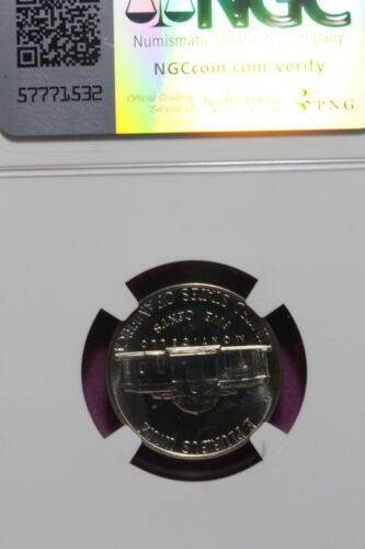 1954 NGC 5C PF67 JEFFERSON NICKEL #B47210 - Picture 2 of 2
