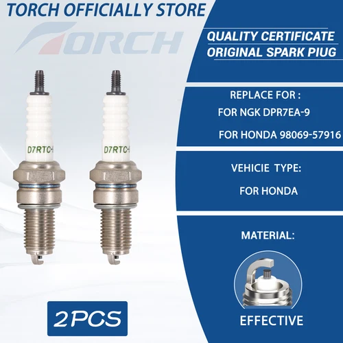 2x D7RTC-9 Zündkerzen für NGK DPR7EA-9 für HONDA 98069-57916 YAMAHA 94703-00262 - Bild 1 von 9