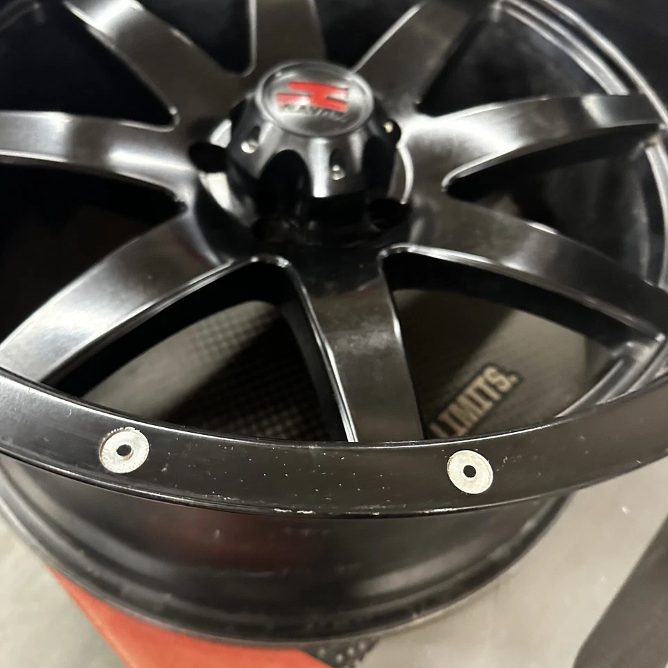 Juego 4 llantas Havok H112 Ford F250 F350 20X10-24 Offset Off Road negras Foto 3 de 4