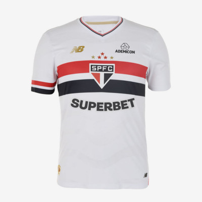 Sao Paulo Home Soccer Football Player Jersey Shirt  2025 2026 New Balance Brazil