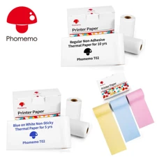 Sticker / Non-Adhesive Label Long-Lasting Thermal Paper for Phomemo T02 Printer