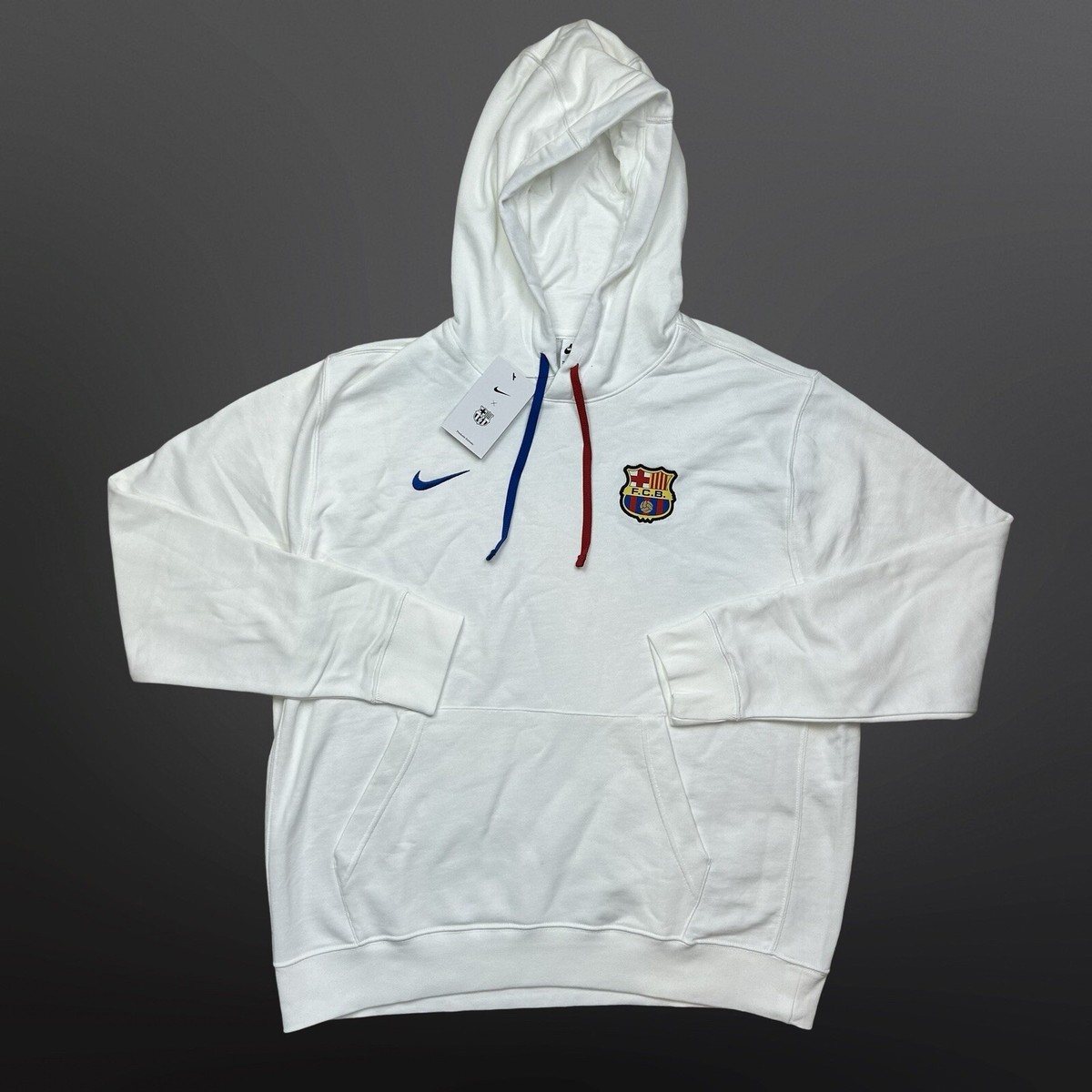 Nike FC Barcelona フーディ USサイズS ダークグレー Nike FC Barcelona フーディ USサイズS ダークグレー NIKE