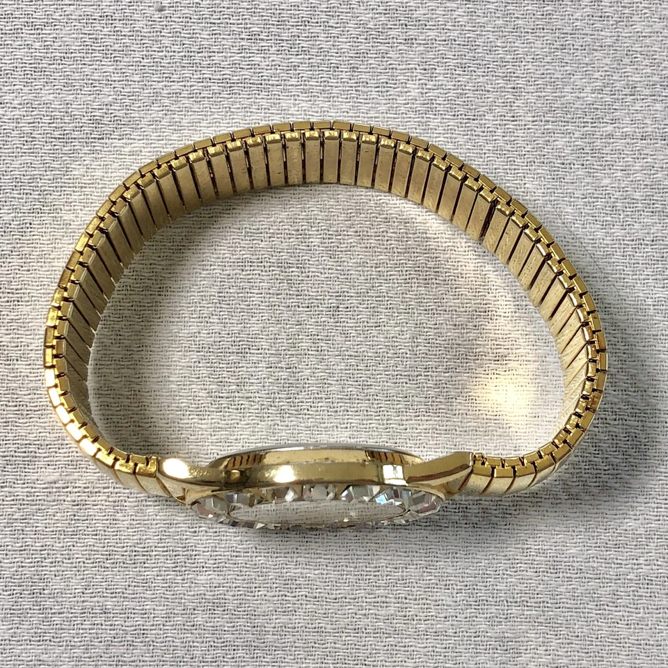 RELOJ XANADU VINTAGE DAMAS TONO DORADO CUARZO MADREPERLA CARA PEDRERÍA Foto 4 de 4