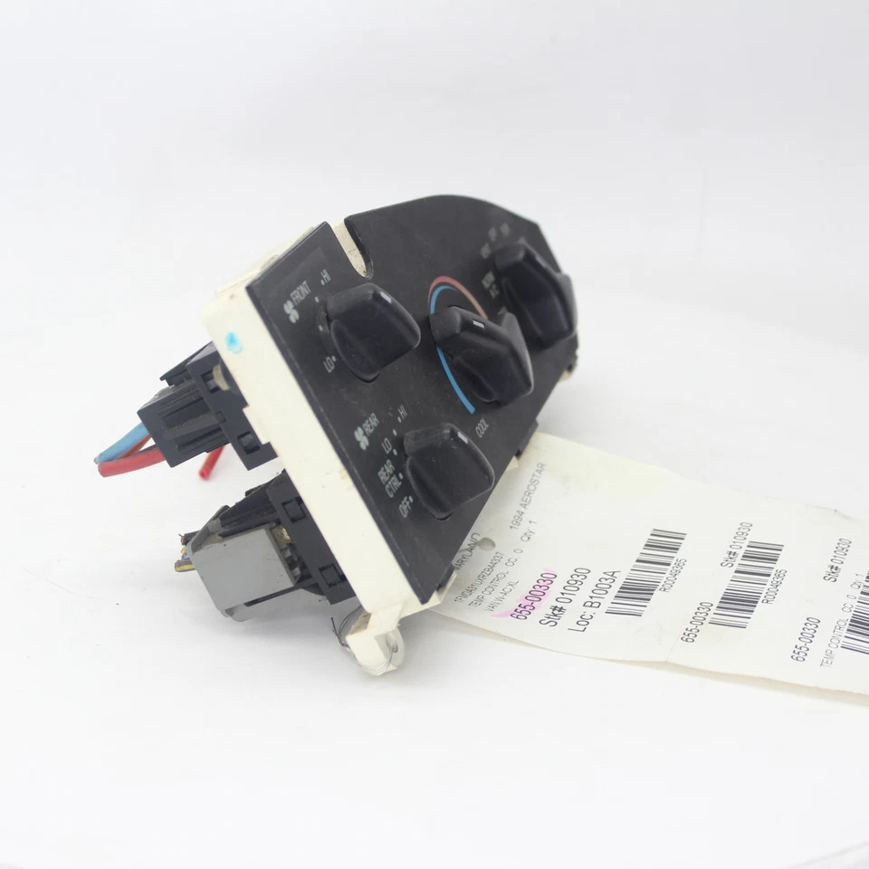 1994 年福特 Aerostar 温度控制单元部件号 - 655-00330 — 第 3/4 张图片