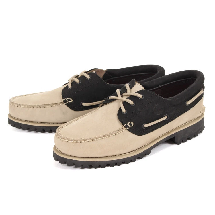 Timberland Authentic 3 Eye Classic Boat Shoes - All Sizes - Beige/Black (A5RH8)
Opens in a new windo