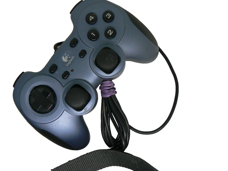 Logitech Dual Action USB Gamepad Controller PC/Mac Wired – TESTED – FAST SHIP - Image 2 of 2