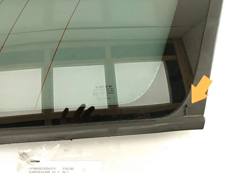 Cuarto de vidrio tintado izquierdo para conductor VOLVO V50 se adapta a 05 06 07 08 09 10 11 Foto 4 de 4