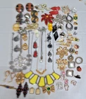Vintage Costume Jewelry Lot Mixed Necklaces Bracelets Earrings =15