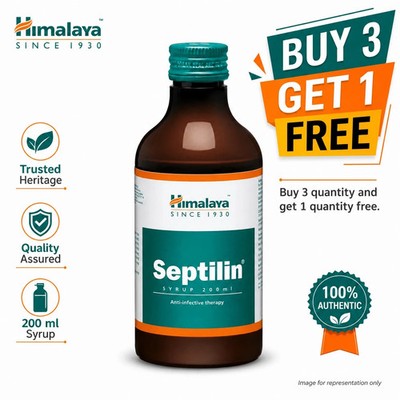 Himalaya Septilin Syrup 200ml Immune Support Buy 3 Get 1 Free Offer