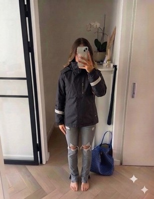 Columbia Titanium Damen Outdoorjacke mit Kapuze, Schwarz, XS