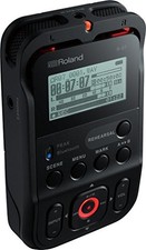 Roland R-07 Linear PCM Recorder Hi-Res 24Bit 96kHz microSD Card Black