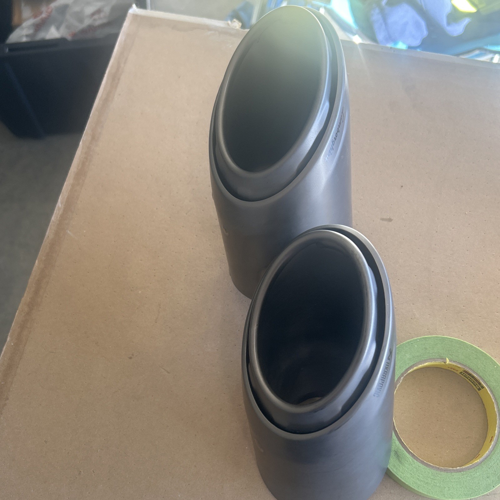Lamborghini Right Tail Pipe Titanium Used Good Condition #  4ML253698