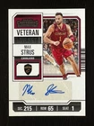 2023-24 Panini Contenders Veteran Ticket Autograph Auto #VTR-MSH Max Strus