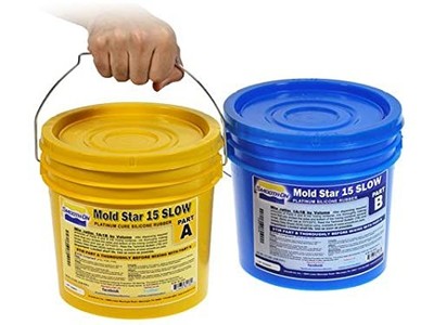 Mold Star 15 SLOW 1A 1B Mix By Volume Platinum Silicone Rubber Gallon Unit