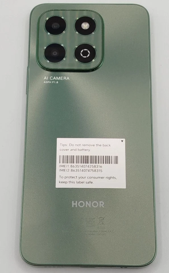 HONOR X6b Smartphone Android 14 Dual SIM NFC - 128GB Verde - TELEFONO TESTATO - Immagine 4 di 4