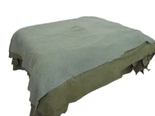 USMC GENUINE USGI MILITARY WOOL BLANKET OLIVE DRAB OD GREEN 66"x 84" ARMY BED