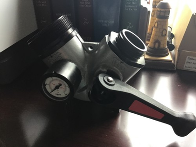 #ad Task Force Tips 2.5 stand pipe wye with guage $595.00