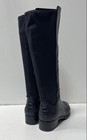 Tory Burch Black Leather Tall Knee High Riding Stretch Boots Women's Size 7.5M — photo 4