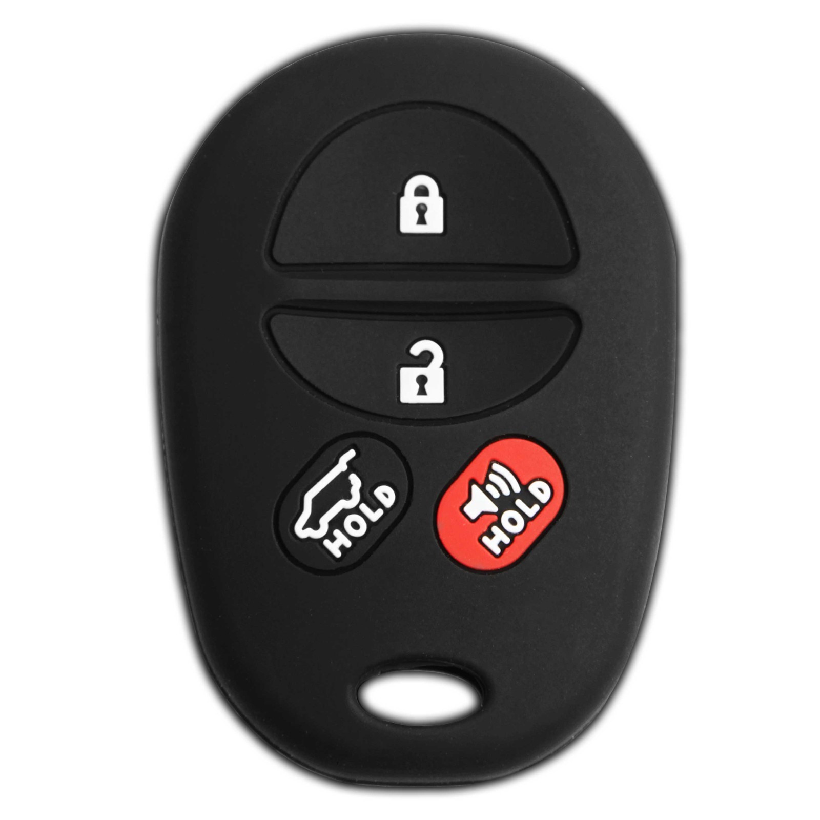 Key Fob Remote Skin Shell Case Cover Replacement for Toyota GQ43VT20T