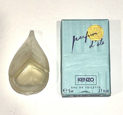 KENZO PARFUM D'ETE ✿ VTG Mini Eau de Toilette Miniature Perfume (5ml. = 0.17oz.)