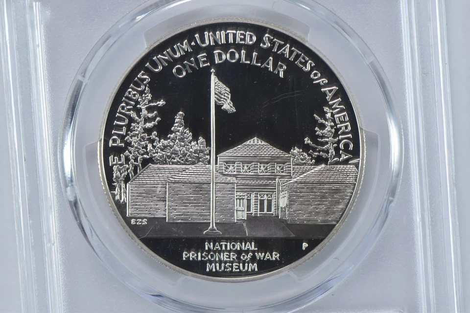 1994-P POW Museum Commemorative Dollar PR69 DCAM PCGS Blue Label *3167 - Image 4 of 4