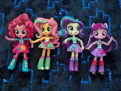 My Little Pony Equestria Girls Minis Fluttershy Pinkie Pie Twilight Rarity Lot