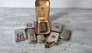 Dunhill Rollagas Super KW Original usw. Feuerzeuge Konvolut Sammlung