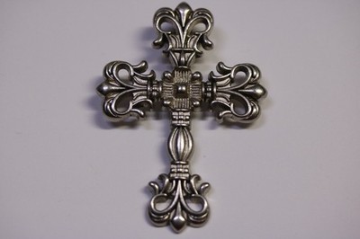 Chrome Hearts 1991 Sterling Silver Large Filigree Cross Pendant