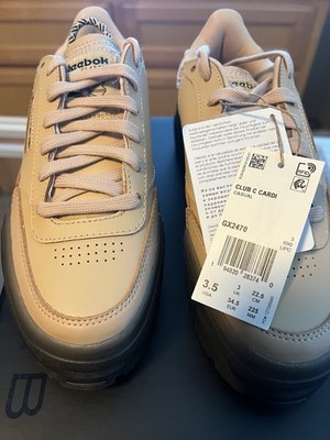 Reebok Girls' Shoes Size 3.5 Club C Cardi B