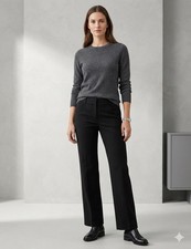 The Limited Women s 8 Reg Exact Stretch Trouser Black Flare Dress Pant 8R