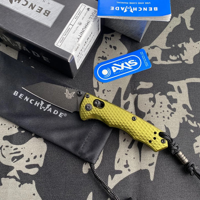 Benchmade 290BK-2 Full Immunity Woodland Green CPM-M4 Blade AXIS Folding Knife