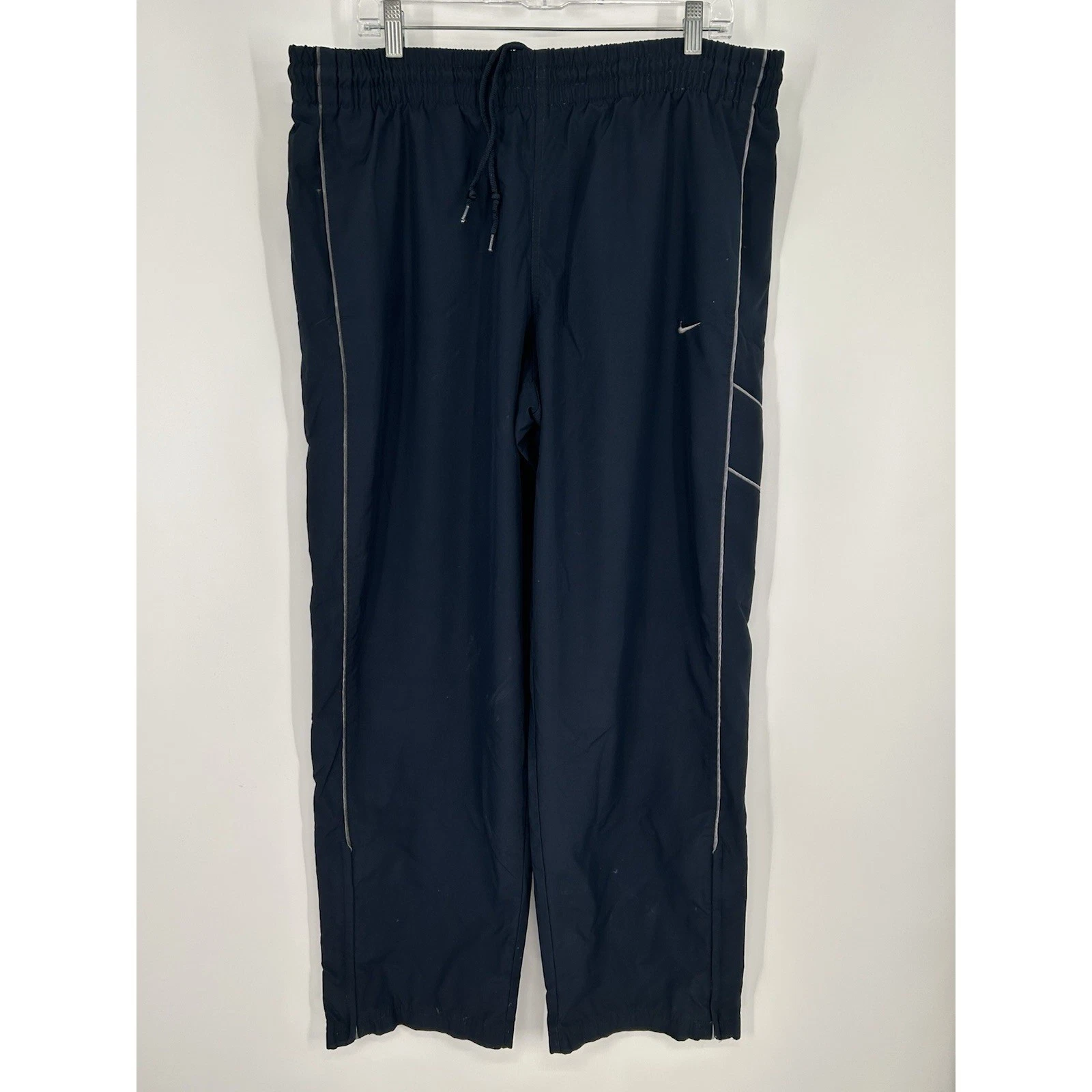 Nike Baggy Relaxed Fit Mesh Lined Nylon Track Pants Vintage Y2K 341584-408 XL