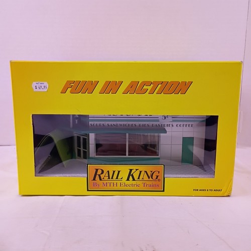 Rail King Automat Single Story Corner Store 30-90281 escala O nuevo en caja | Zustand: New