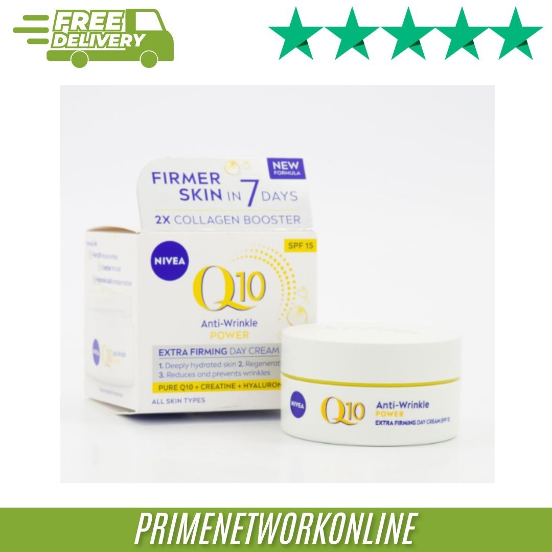 NIVEA Q10 Anti-Wrinkle Power Day Cream SPF15 100% ORIGINAL ⭐⭐⭐⭐⭐