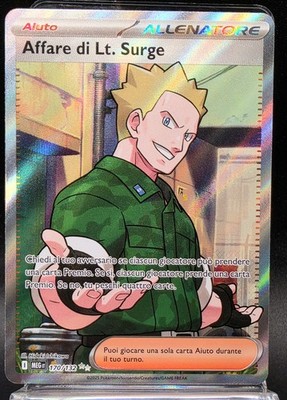 Pokemon Karte Schnäppchen LT. Surge Karte Trainer Hilfe 170/132 Mega Evolution Raw