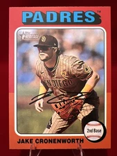2024 Topps Heritage High Number – #599 Jake Cronenworth – San Diego Padres. *B1
