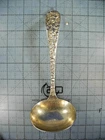Sterling Silver Kirk Stieff Rose Solid Gravy Ladle Monogrammed Use / Scrap