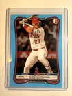2026 Bowman Baseball Mike Trout Light Blue Parallel 67/499 #100