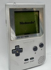 Nintendo Game Boy Pocket MGB-001 OEM Handheld System - Silver - Tested Working