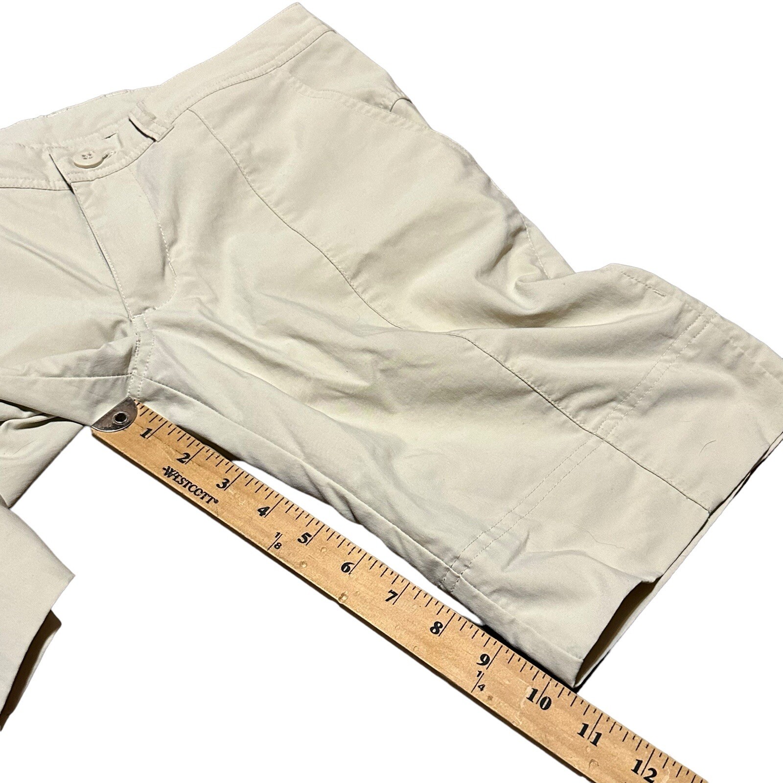 PATAGONIA Intercontinental Shorts Women's Size 4 Tan Bermuda Hiking thumbnail 2