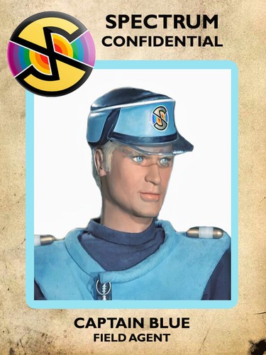 Multi-Listing Captain Scarlet Spectrum Confidential Files metal plaques signs - Picture 6 of 18