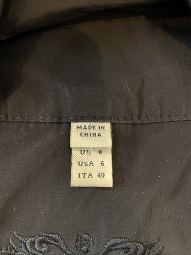 Burberry Schwarzer Porka Mantel Trench Größe �� Medium Damen - Bild 9 von 13