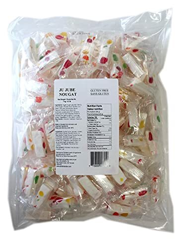 Italian Jujube Nougat Candy, Individually Packed Soft and Chewy Nougat With F... - Bild 1 von 3
