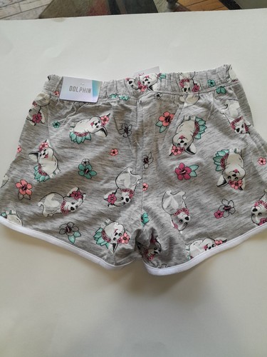 Justice Active Girls' Size 12 Gray Dolphin Shorts with Side Pockets New - Picture 7 of 7