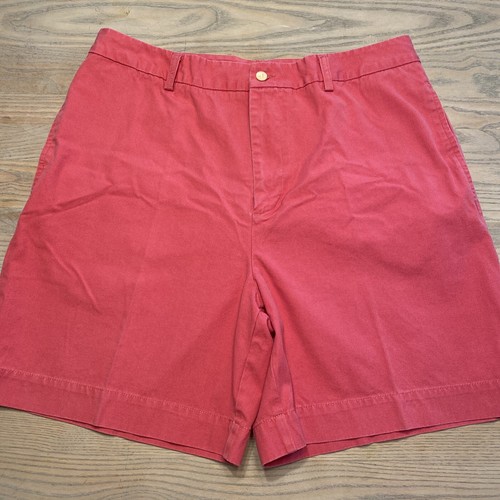 Vineyard Vines rosa lachs Canvas Clubshorts Herren Größe 36 mit 8" Schrittlänge