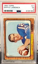 1966 Topps #27 Daryle Lamonica Buffalo Bills PSA 5 - EX