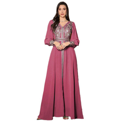 Elegant Women Chiffon Long Dress Dubai Embroidery Kaftan Muslim Party Gown Arab | eBay Elegant Women Chiffon Long Dress Dubai Embroidery Kaftan Muslim Party Gown Arab | eBay