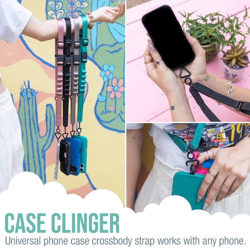 Smartish Case Clinger - Universal Smartphone Crossbody Lanyard / Wrist Strap - Picture 39 of 93