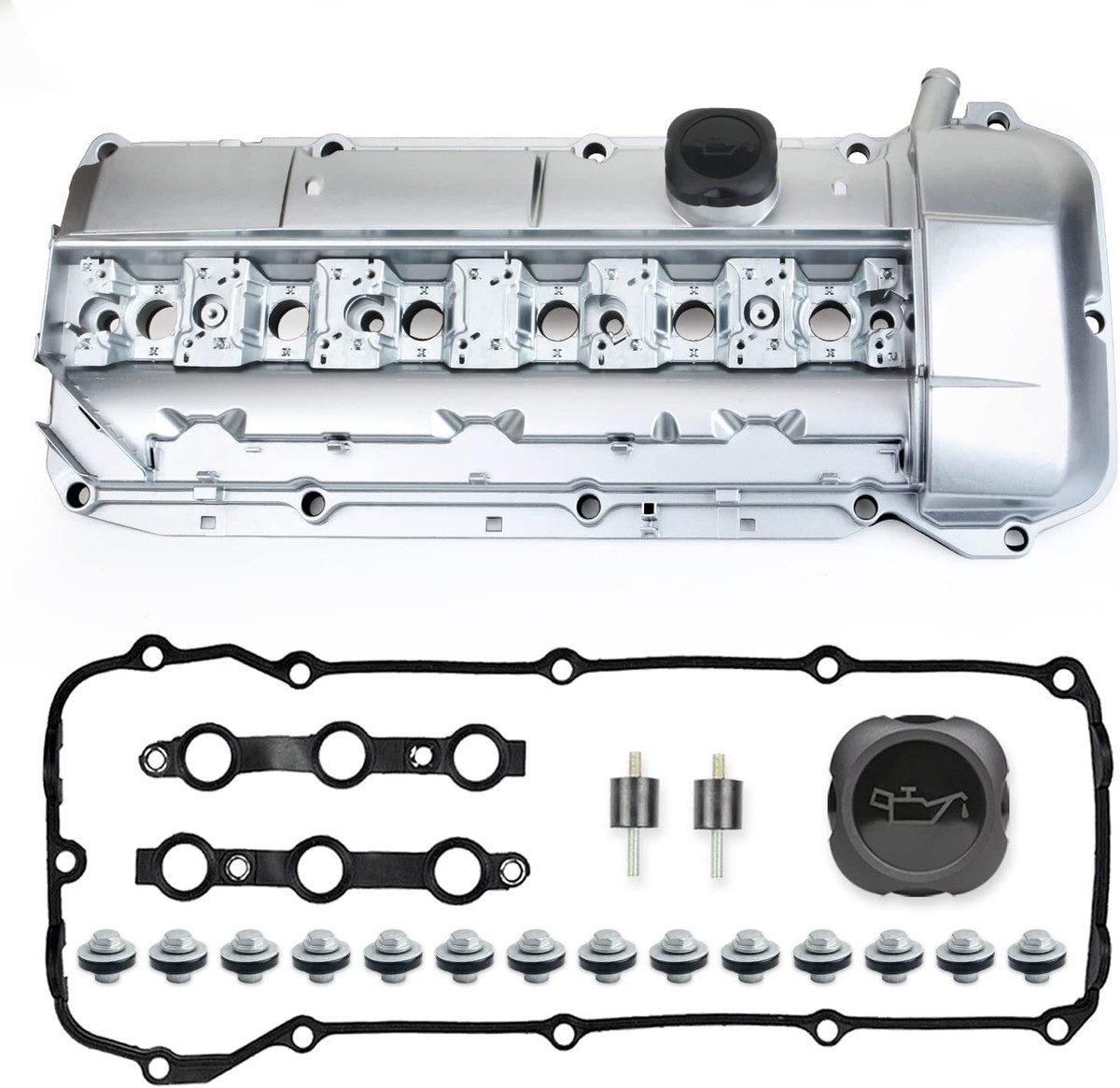✓Aluminum Upgrade Performance Valve Cover for BMW M52 M54 M56 